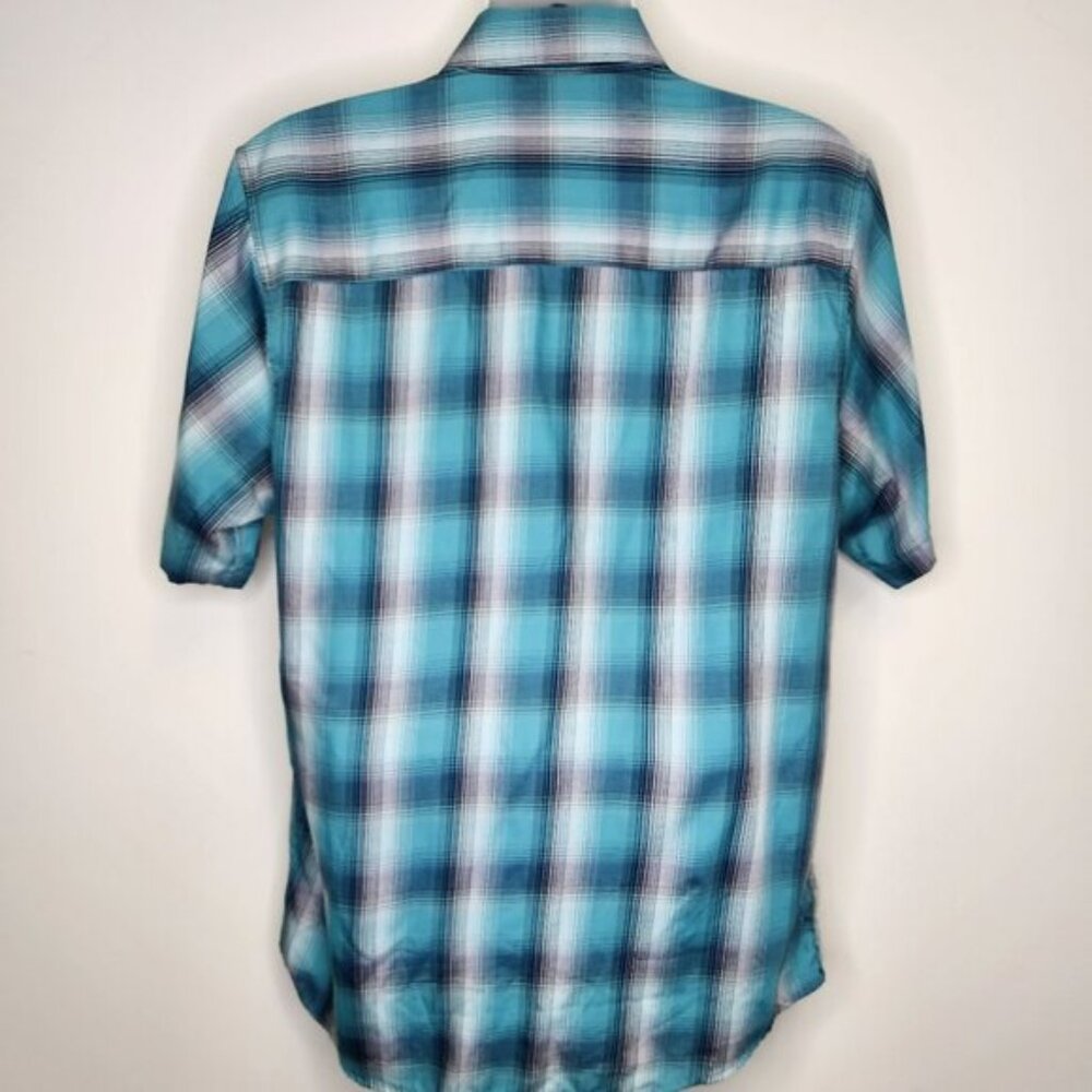 Dixxon Blue Marlin Button Shirt (L) - Picture 2 of 6